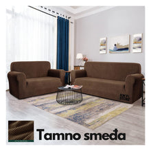 Učitajte sliku u preglednik galerije, Rastezljive navlake za trosjed dvosjed i fotelju