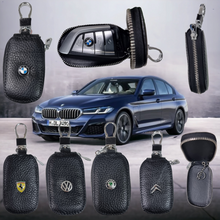 Učitajte sliku u preglednik galerije, Kožna torbica (privjesak) za ključeve