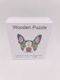 Drvene puzzle nepravilnih oblika A5 – buldog
