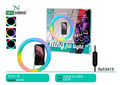 RGB ring svjetlo 33 cm s držačem za mobitel – Crna