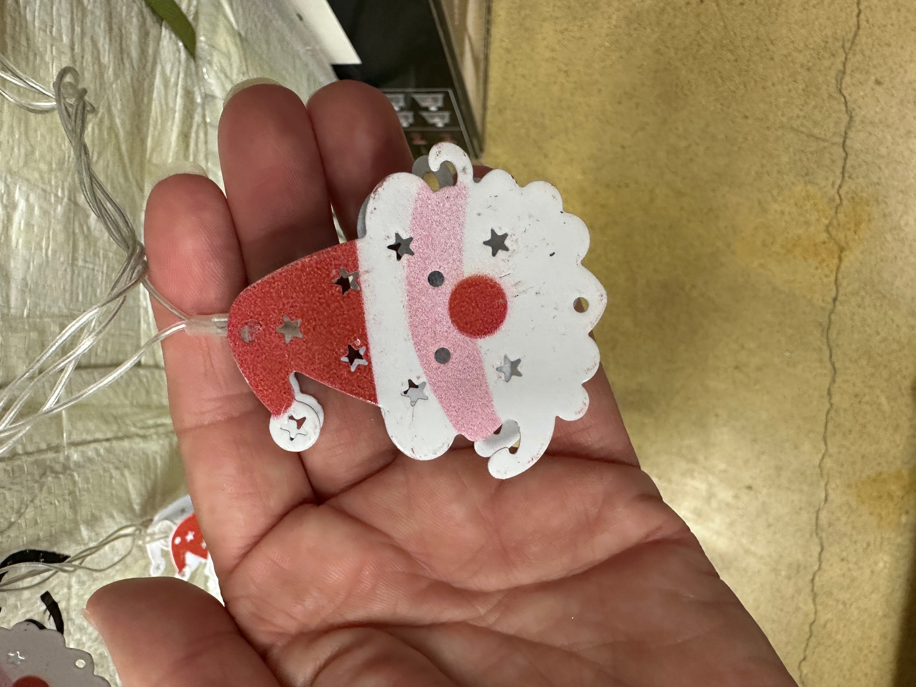 Božićne mini lampice s figuricama
