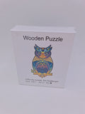 Drvene puzzle nepravilnih oblika A5 – sova