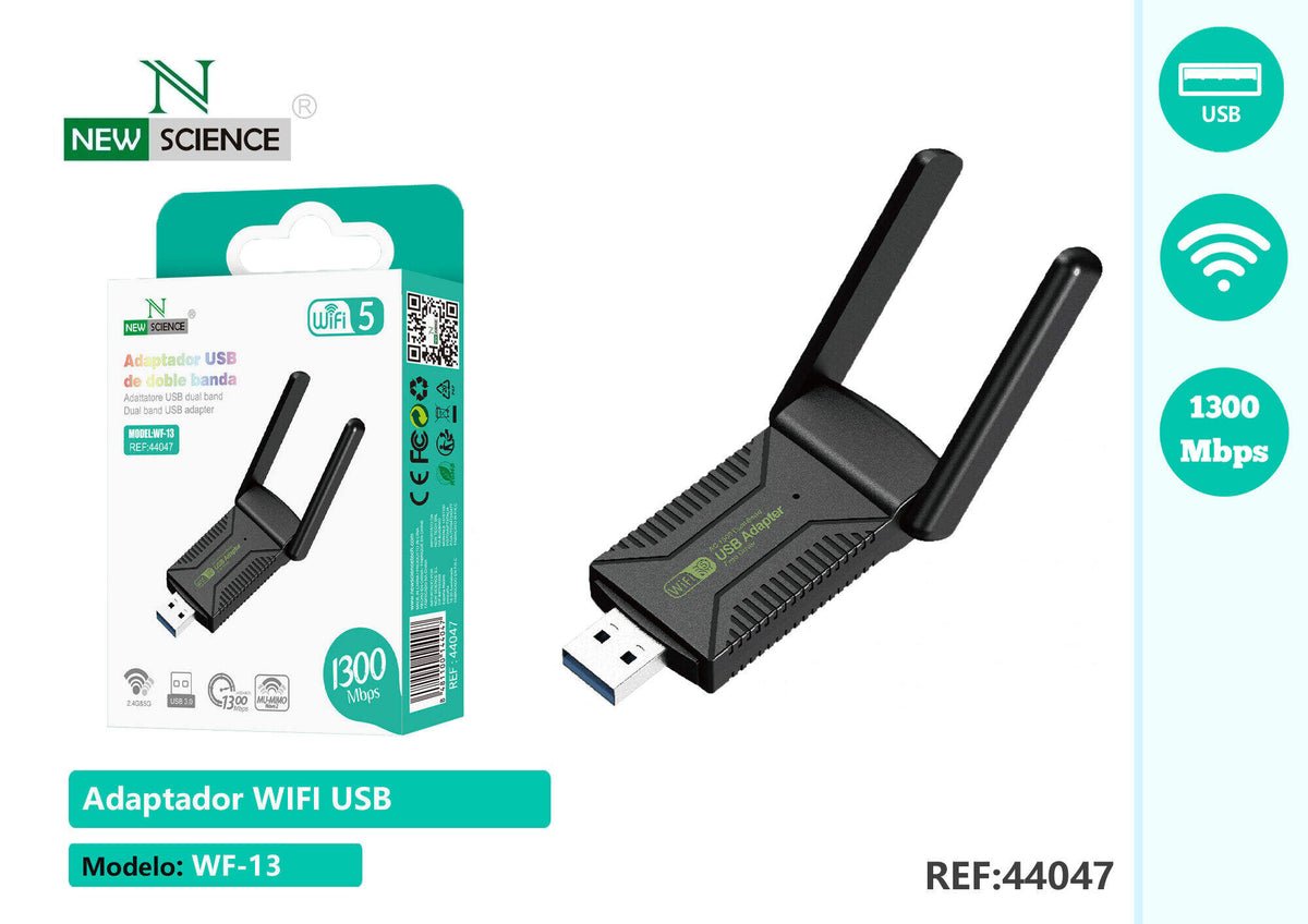 USB WiFi adapter dual band (WF-13)