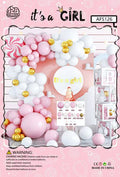 Set balona za girlandu i luk – roza, It's a girl, br. 26238