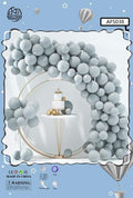 Set balona za girlandu i luk – srebrno-sivi, br. 26228