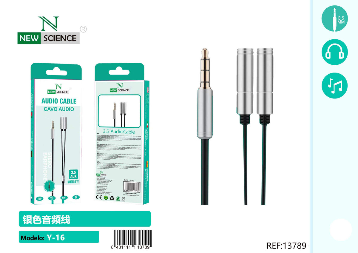 Audio kabel s dvostrukim izlazom (T-1)