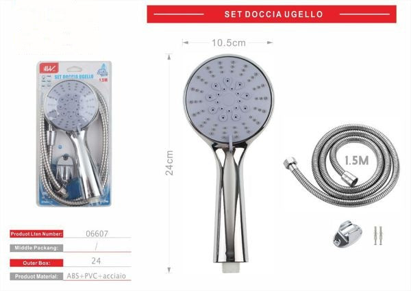 Set tuš glava i crijevo 1,5 m – model 2