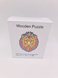 Drvene puzzle nepravilnih oblika A5 – lav
