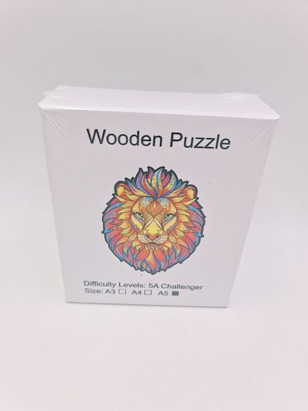 Drvene puzzle nepravilnih oblika – A5 i A4