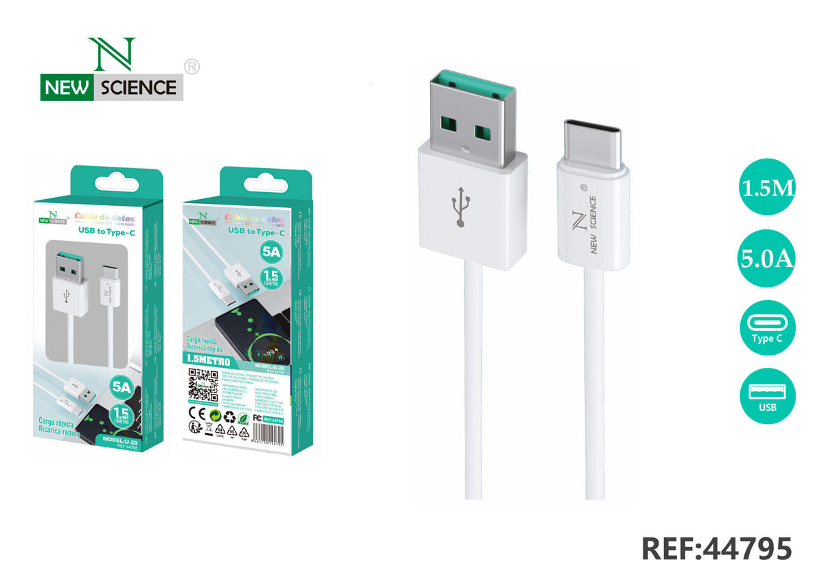 USB kabel za punjenje 1,5 m (U-28) – USB-C
