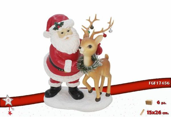 Figura od smole – Djed Mraz sa sobom ili s gospođom Mraz