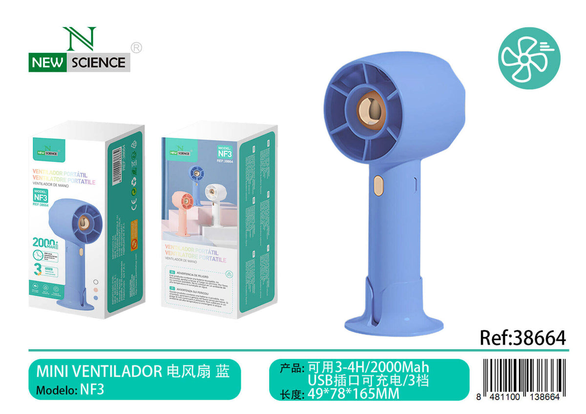 Prijenosni mini ventilator (NF3) – Plava