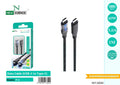 Kabel USB-C na USB-C 60 W, 1 m (P-3) – Crna