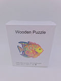 Drvene puzzle nepravilnih oblika A5 – riba