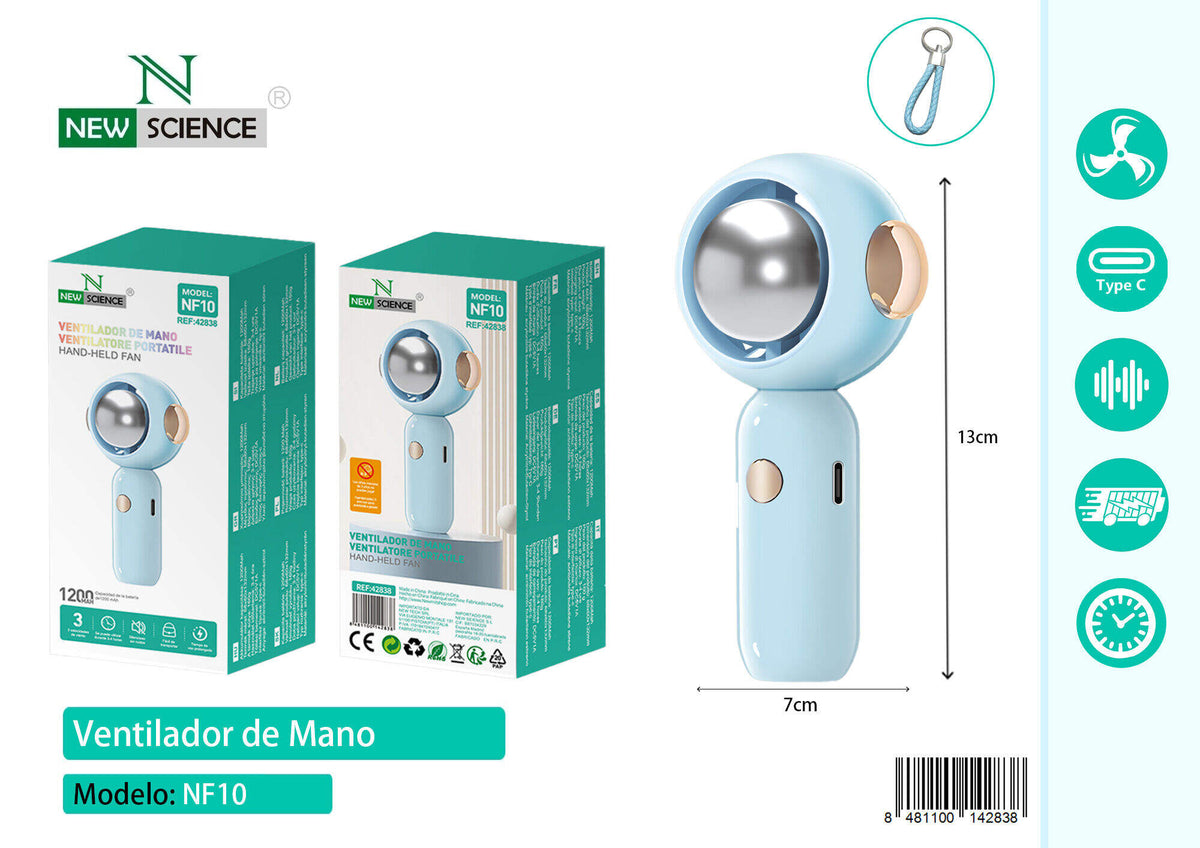 Ručni mini ventilator (NF10) – Plava