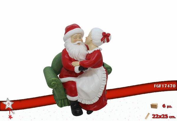 Figura od smole – Djed Mraz sa sobom ili s gospođom Mraz