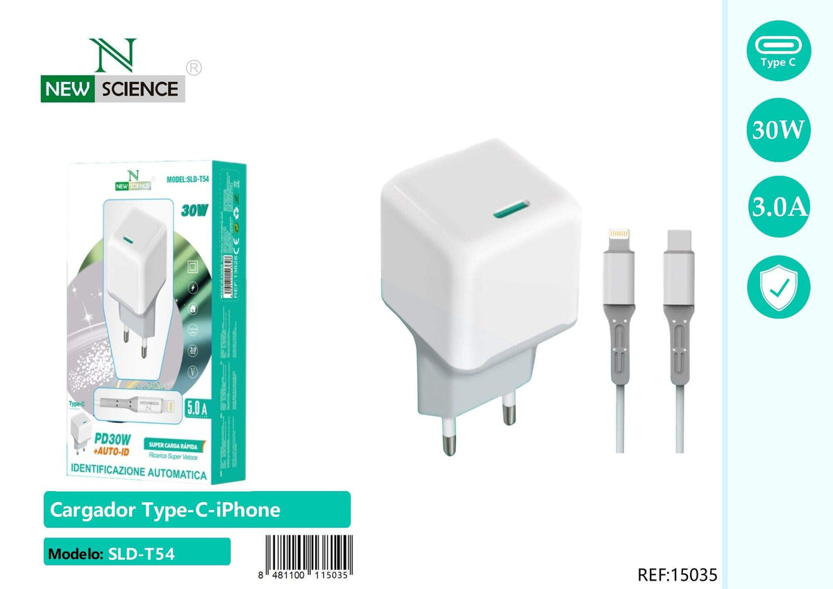 Kućni punjač USB-C 30 W (SLD-T54) – S kabelom USB-C na iPhone