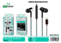 USB-C slušalice s mikrofonom (TD-02) – Crna