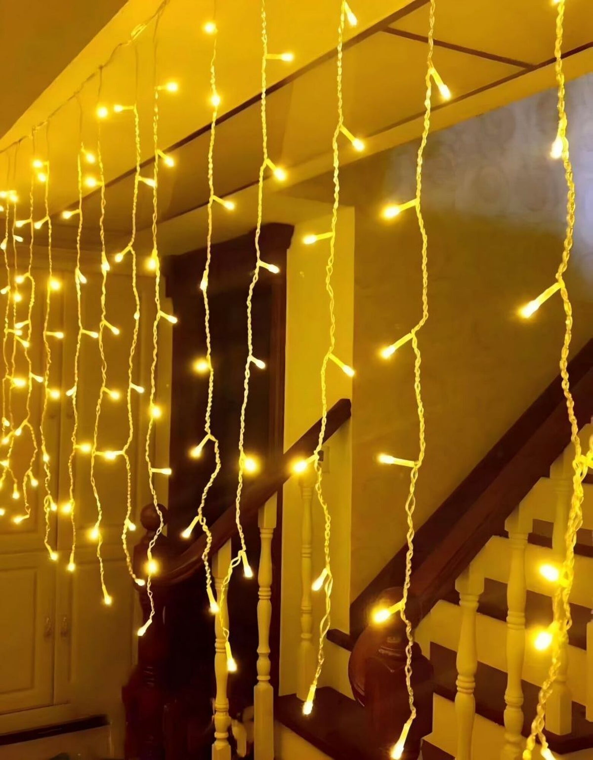 LED svjetleća zavjesa – topla bijela