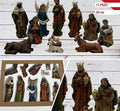 Set figura za jaslice 11 kom, 20 cm, antik
