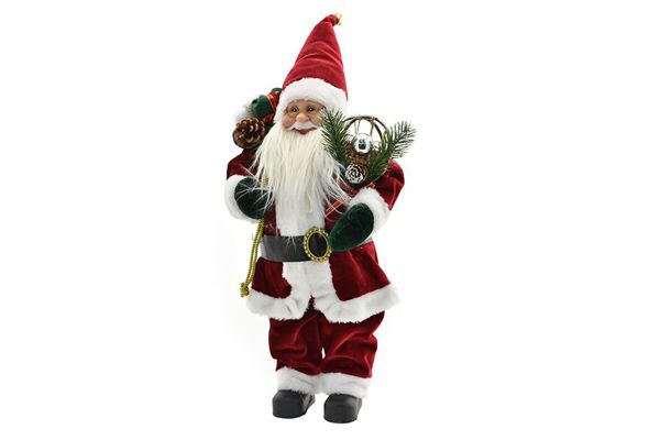 Ukrasna figura Djeda Mraza 120 cm, crveni