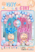 Set balona za girlandu i luk – plavo-roza, Boy or Girl, br. 32153