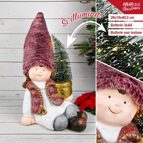 Božićni vilenjak – ukrasna figura
