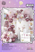 Set balona za girlandu i luk – lila-roza, br. 26529