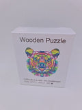 Drvene puzzle nepravilnih oblika A5 – tigar