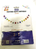 Girlanda slova Happy Birthday – šarena 1,6 m