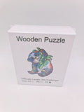 Drvene puzzle nepravilnih oblika A5 – dupin