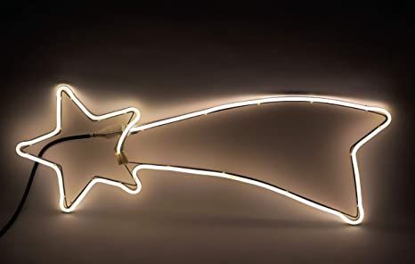LED svjetleća zvijezda repatica 95 cm