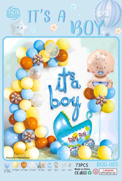 Set balona za girlandu i luk – plavi, It's a boy, br. 32148
