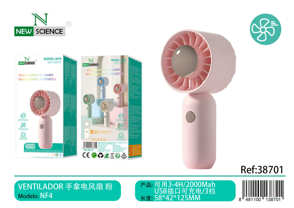 Prijenosni mini ventilator (NF4) – Roza