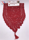 Crvena čipkasta božićna staza 32 × 91 cm