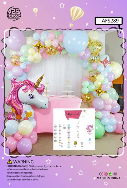 Set balona za girlandu i luk – lila-roza, br. 26508