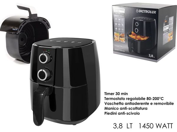 Friteza na vrući zrak 3,8 l, 1450 W