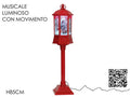 Lampion s Djedom Mrazom, svjetlom, zvukom i pokretom 85 cm
