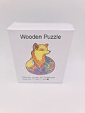 Drvene puzzle nepravilnih oblika A5 – lisica