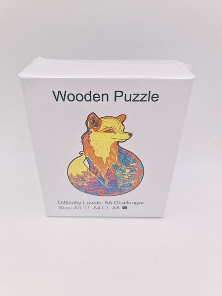 Drvene puzzle nepravilnih oblika – A5 i A4