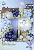 Set balona za girlandu i luk – tamnoplavo-bijeli, br. 26505