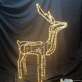 Svjetleći 3D jelen od LED cijevi