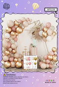 Set balona za girlandu i luk – bež-roza, br. 26255