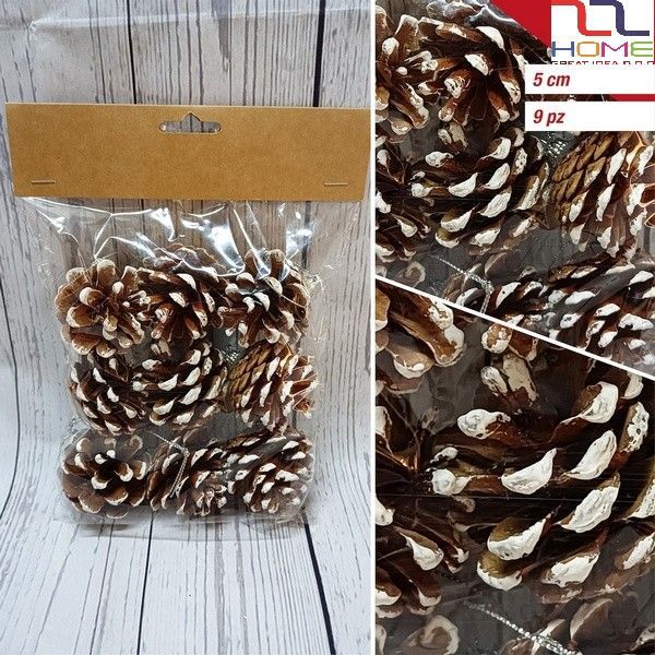 Prirodne šišarke bora 5 cm – 9 kom