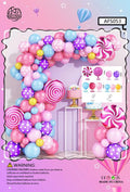 Set balona za girlandu i luk – roza-lila, br. 21687
