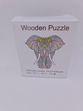 Drvene puzzle nepravilnih oblika A5 – slon 2