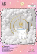 Set balona za girlandu i luk – bijeli, br. 26253