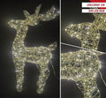 Crni sob 60 cm, 300 LED, tajmer – svjetleća božićna figura