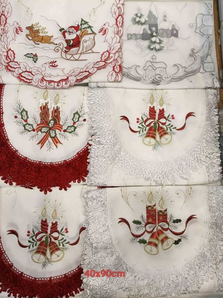 Vezena božićna staza 40 × 90 cm – model 1