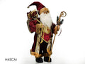 Ukrasna figura Djeda Mraza 45 cm, bordo